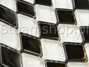 Mozaika szklana Barwolf GL-2501 - Black & White