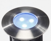 Lampa LED niebieska - 3 diody
